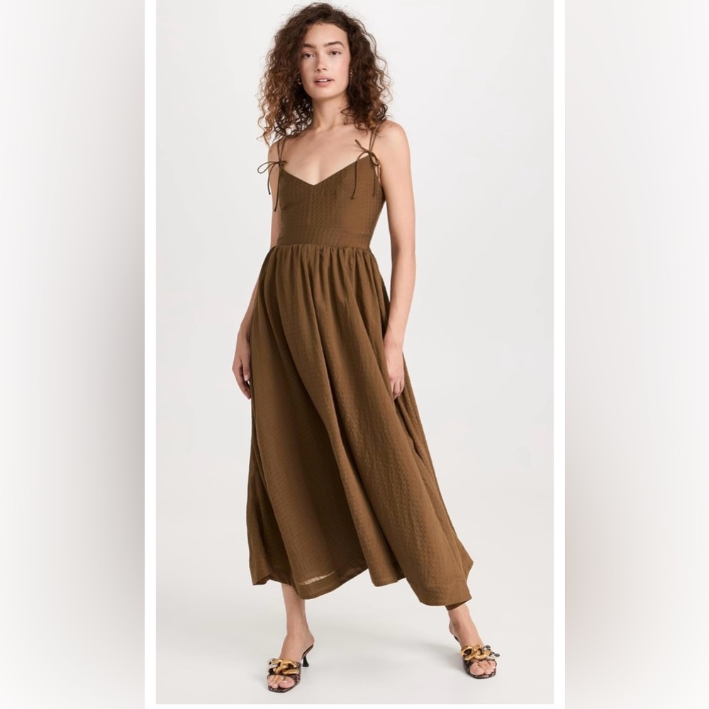 En Saison Brown Midi Dress